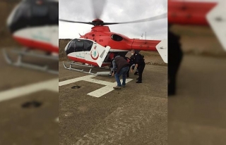 Helikopter Ambulans Bandırma’ya havalandı