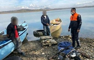 Bursa’da Uluabat Gölü’nde kaçak avcılık yapan...