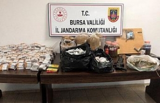 Bursa’da kaçak sigara operasyonu: 2 gözaltı