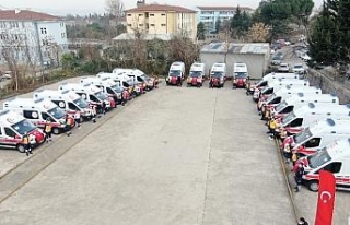 Bursa’ya 18 yeni ambulans
