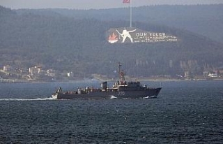 Rus savaş gemisi ‘Valentin Pikul’ Çanakkale...