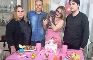 Şanslı kedi Gümüş’e 4. doğum günü partisi