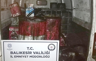 Bandırma'da polisten kaçak akaryakıt operasyonu