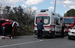 Edremit'te kaza: 2 yaralı