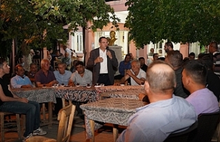 Başkan Mesut Ergin kırsal mahalle ziyaretlerine...