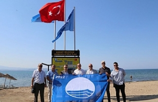 Akçay Yeni Mahalle Plajı’na Mavi Bayrak