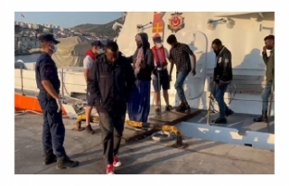 Ayvalık’ta 29 düzensiz göçmen yakalandı