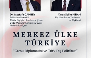 Balıkesir’de ‘Merkez Ülke Türkiye’ konuşulacak