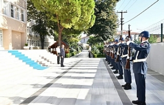 Vali Şıldak, askeri törenle karşılandı