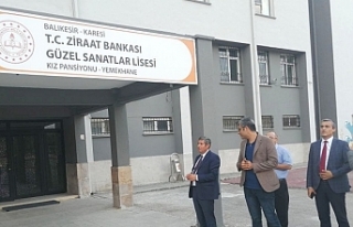 İl Milli Eğitim Müdürü Ali Tatlı pansiyonları...