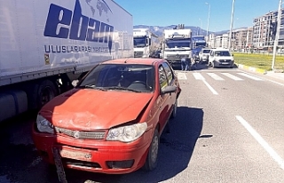 Edremit’te zincirleme trafik kazası: 1 yaralı...