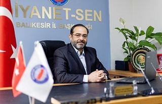 Diyanet-Sen Balıkesir Şube Başkanı Mehmet Akif...
