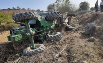Balıkesir’de traktör kazası: 1 yaralı