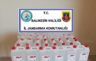 Marmara ilçesinde kaçak içki operasyonu