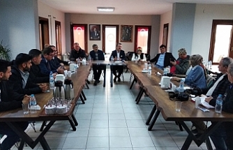 AK Parti Susurluk İlçe Başkanı Melih Bağırgan basınla mensupları ile bir araya geldi
