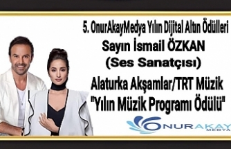 İsmail Özkan ve Mine Geçili’ye 'Altın Mikrofon' ödülü!