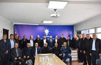 Altıeylül Mahalle Muhtarlarından Ak Parti İl Başkanı Mehmet Aydemir’e Ziyaret