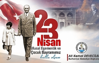 Burhaniye Belediye Başkanı Ali Kemal Deveciler'in 23 Nisan mesajı