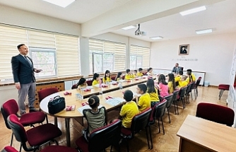 Havran Aliçetinkaya İlkokulu Öğrencileri Kaymakamı Ziyaret Etti