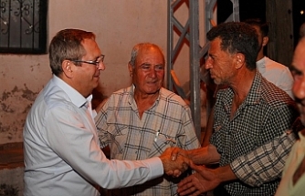 Başkan Ergin, her zaman, seçimden sonrada halk ile el ele