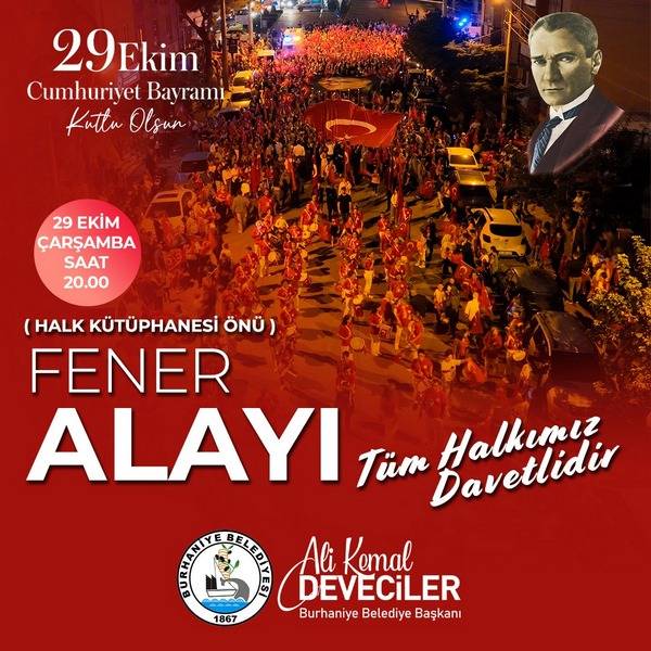 Burhaniye’de 29 Ekim Cumhuriyet Coşkusu Yaşanacak