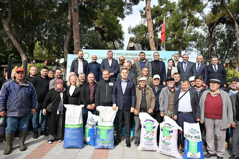 Büyükşehirin çiftçiye desteği sürüyor