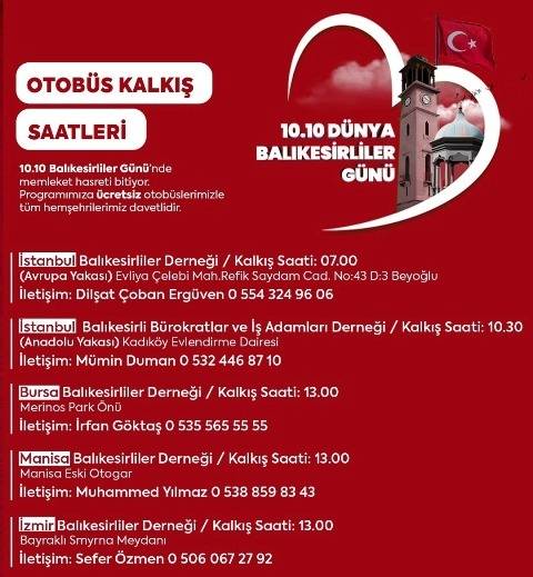 Balıkesirliler Günü dolu dolu kutlanacak