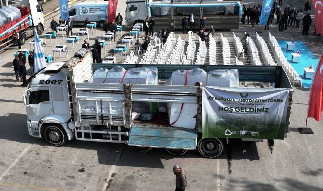 Akın’dan süt soğutma tankı ve araç üstü taşıma tankı desteği