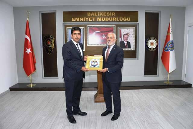 Gazeteciler Cemiyeti’nden  Emniyet Müdürü Yaman’a ziyaret
