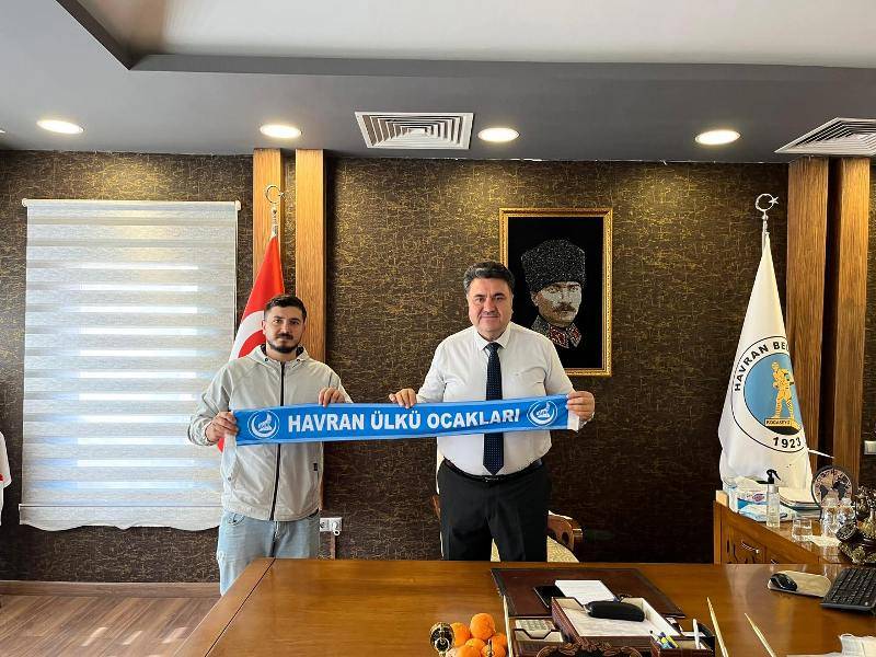 Havran Ülkü Ocakları Başkanından Belediye Başkanı Ersoy’a Ziyaret
