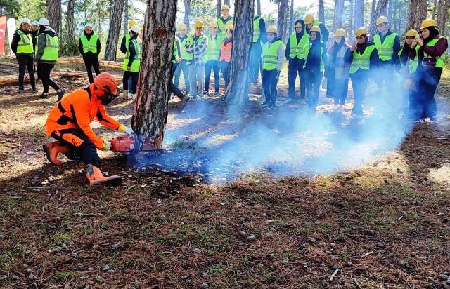 BAÜN Ormancılık Öğrencilerine Uygulamalı Emval Eğitimi