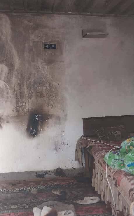 Balıkesir Gömeç'te ev yangını