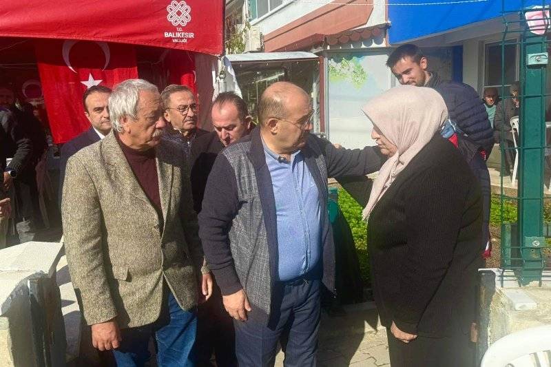 Vali Ustaoğlu, acılı günde Sayın ailesini yalnız bırakmadı