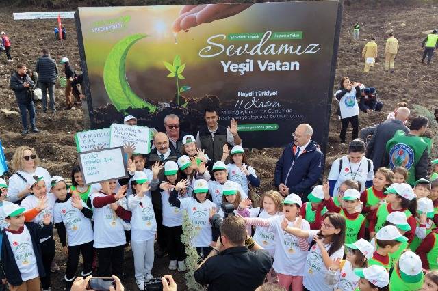 Balıkesir’de “11 Kasım Milli Ağaçlandırma Günü” etkinliği