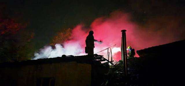 Susurluk’ta Çatı Yangını