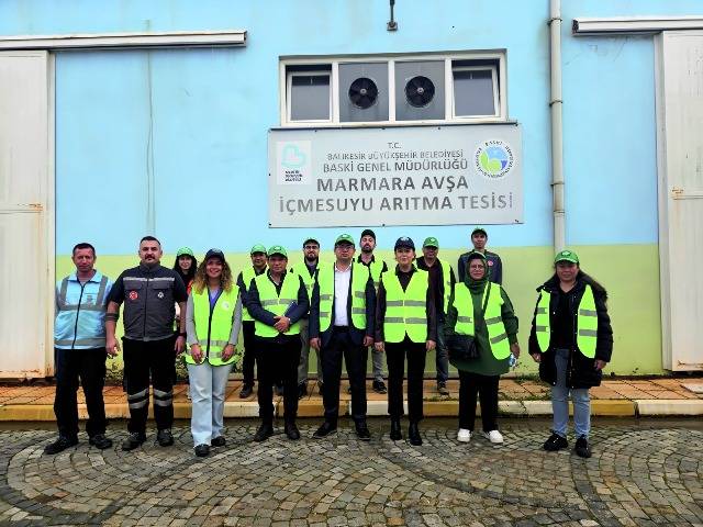 Avşa İçme Suyu Arıtma Tesisi'ne Teknik İnceleme Ziyareti