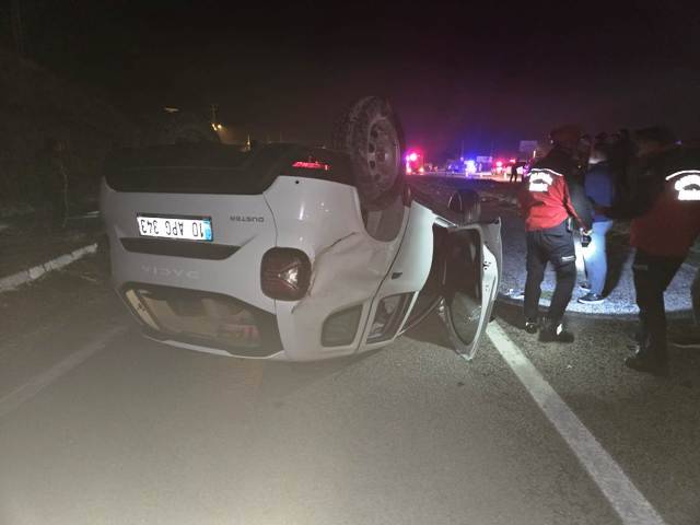 Dursunbey’de Korkunç Kaza — Araçların Halini Görenlerin Şaşkınlığına Neden Oldu