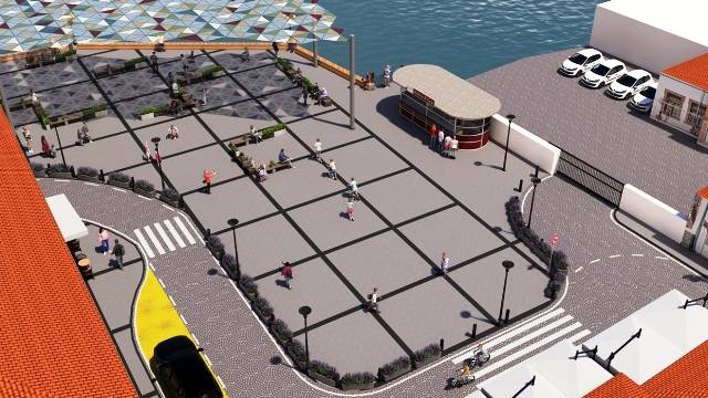 Ayvalık, Denize Açılan Yeni Meydanına Kavuşuyor