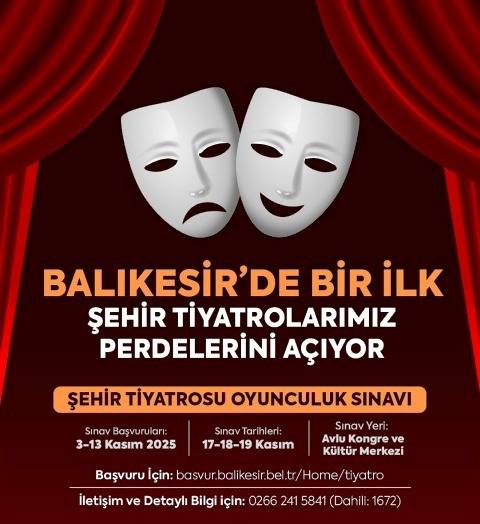 Artık Balıkesir’in de bir “Şehir Tiyatrosu” olacak