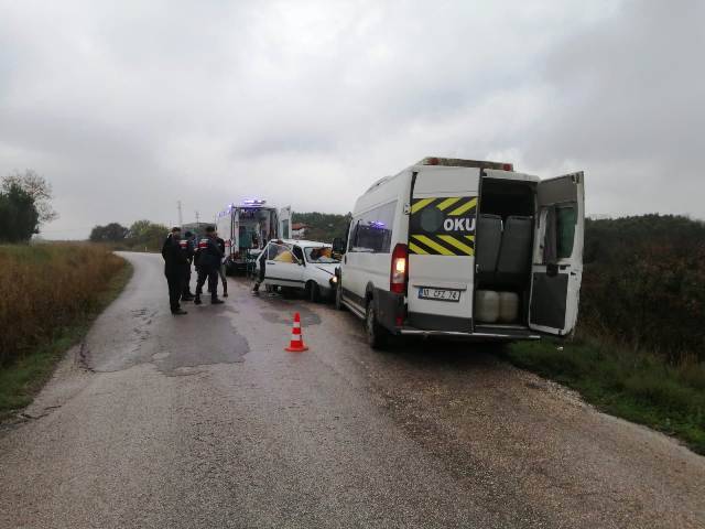 Gönen’de kaza: 1 yaralı