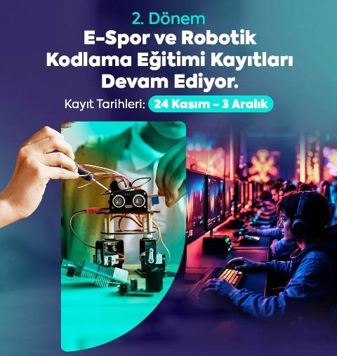 Balıkesir Büyükşehir Belediyesi e-spor ve robotik kodlama ile gençleri eğitmeye hazırlanıyor