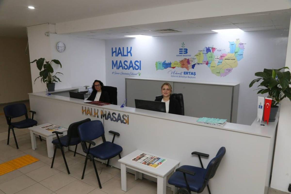 Edremit Belediyesi'nde Halk Masası hizmete girdi