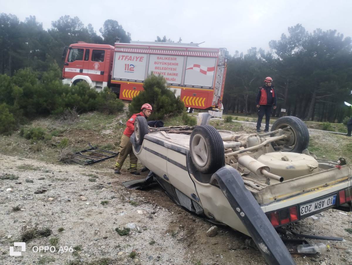 Dağ yolunda kaza: 4 yaralı