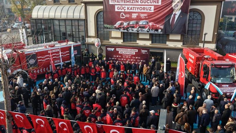 Balıkesir İtfaiyesi gücüne güç katıyor