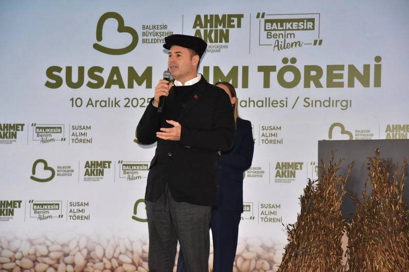 Vatandaşa selam, hizmete devam.. Sındırgı'da susam alım töreni gerçekleştirildi