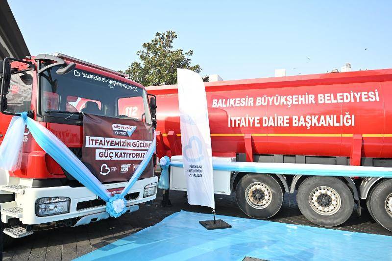 Balıkesir İtfaiyesi gücüne güç katıyor