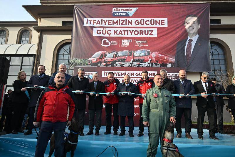 Balıkesir İtfaiyesi gücüne güç katıyor