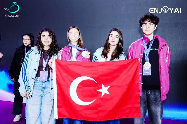Robotik Takımı Çin’de Düzenlenen ENJOY AI Yarışmasından Gümüş Madalya kazandı