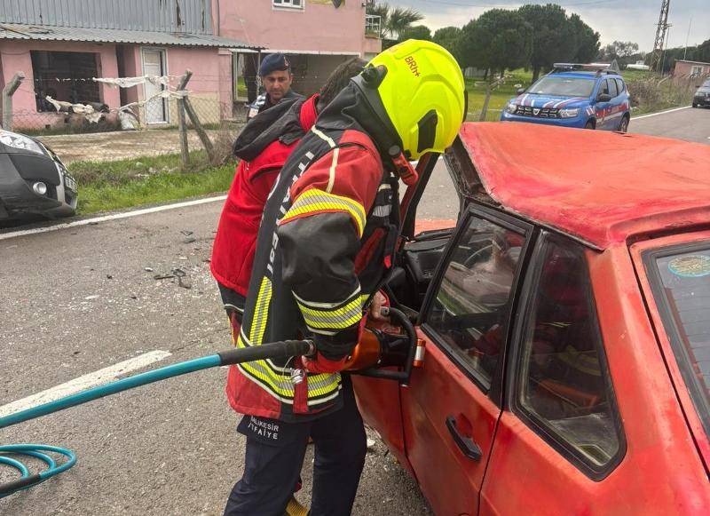 Balıkesir Havran’da kaza: 3 yaralı