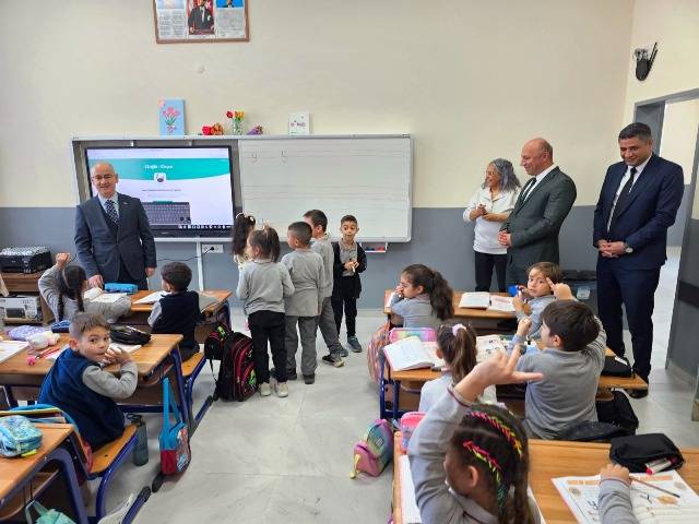 Hasan Yaman’dan Atatürk İlkokulunun yeni hizmet binasına Ziyaret